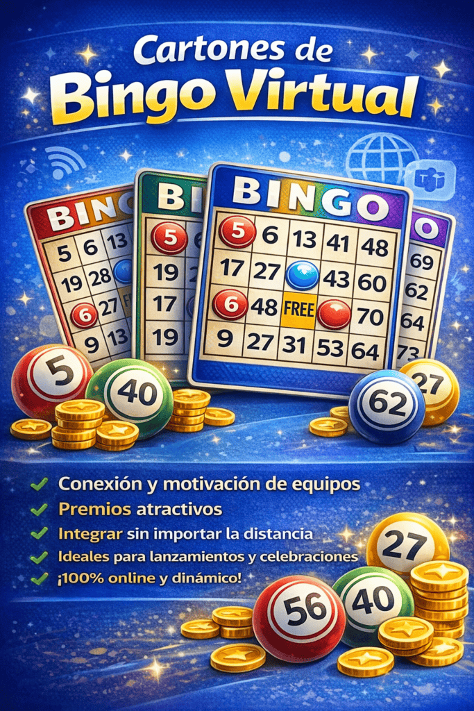 Cartones de bingo virtual