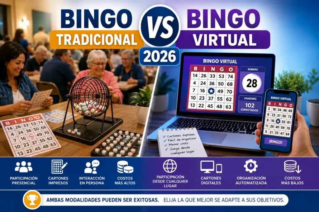 Bingo Tradicional VS Bingo Virtual 2026
