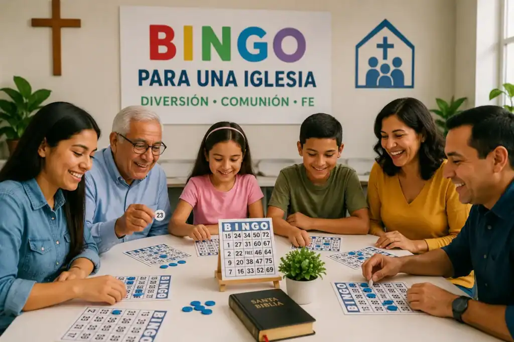 Cómo organizar un bingo para una iglesia en 2026 con actividades familiares, cartones y recaudación de fondos