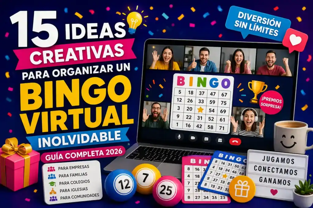 15 ideas creativas para organizar un Bingo