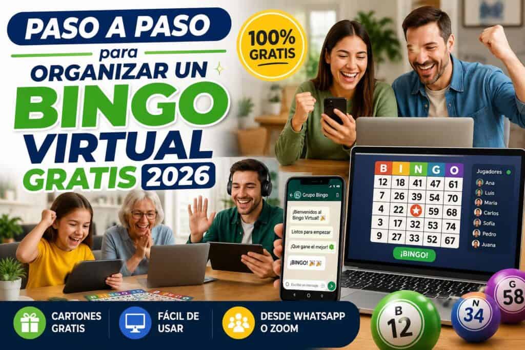 Paso a Paso para Organizar un Bingo Virtual Gratis